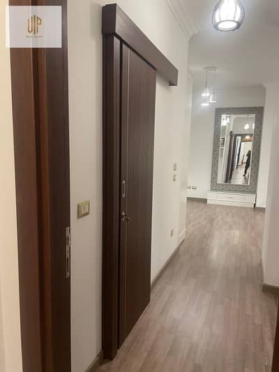 Apartment for sale in the Diplomats Compound - Fifth Settlement, ultra super lux finishing, first floor, sold with furniture, appliances, and fully air-conditioned