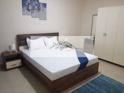 Ground floor apartment with garden for rent in Al Mustaqbal. 2 fully furnished bedrooms