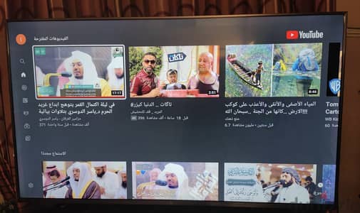 شاشة شاومي 55 بوصة جديدة  تستخدم اقل من 3 شهور