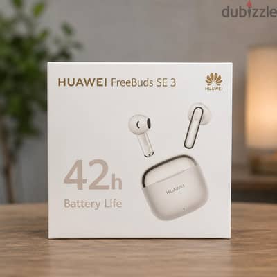 HUAWEI FreeBuds SE 3 متبرشمه(sealed) للبيع :سماعه جديده لم تُستخدم