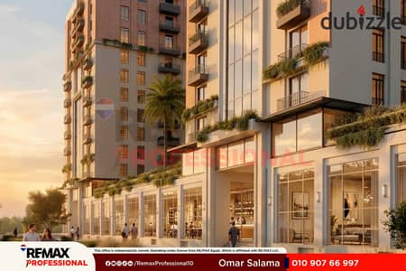 Open views, low down payment, flexible payment options, fully finished apartment for sale in Smouha, 106 sq m