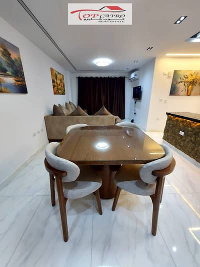 Distinct apartment for sale cash in Madinaty B7 area 96m super lux finishing club view