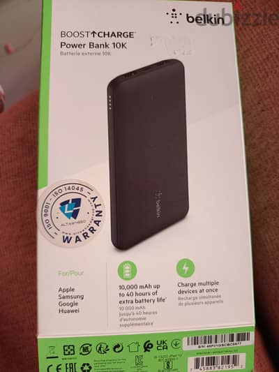 باور بانك belkin سعة 10000