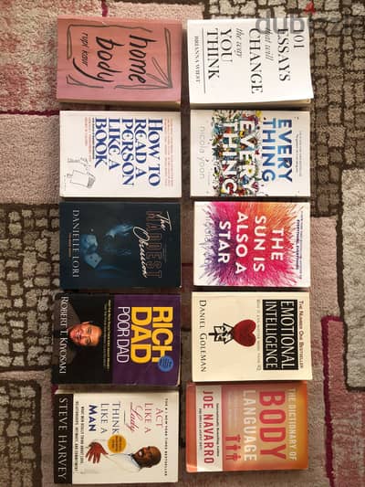 10 Best-Sellers Bundle (Rich Dad Poor Dad, 101 Essays, Romance & Psych