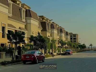 شقه بخصم 54% كورنر , دايركت علي طريق السويس في كمبوند سراي SARAI امام مدينتي + OPEN AIR MALL