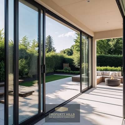 توين للبيع 242م² فيو لاجون في جاردن ليكس  Garden Lakes بجوار نادي الجزيرة استلام قريب
