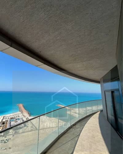 For sale Al Alamein Towers | 90m² | Sea + Lagoon View – 16th Floor north coast