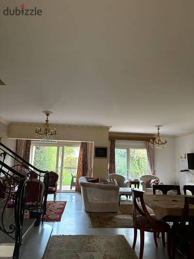 Twin house with air conditioning and kitchen directly overlooking the golf . ready to move in Rabwa, next to Allegria Beverly Hills and near Arkan