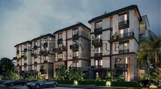 شقة 119م بخصم 26% للبيع بالتقسيط على في تلال إيست التجمع الخامس Roya Developments Telal East