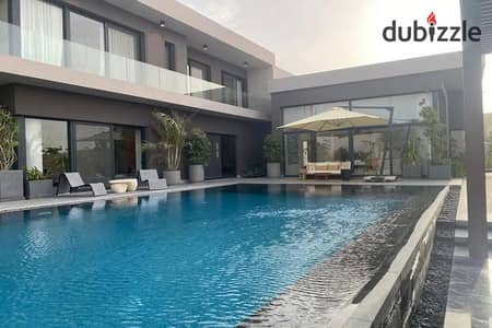 Villa with a unique view on lagoon in Sheikh Zayed , Hassan Allam West Near Bamboo & New Giza