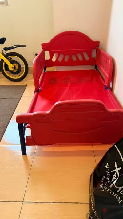 Lightning McQueen Toddler Bed + Mattress | Imported from Dubai