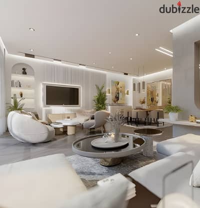 Finished apartment in PX Palm Hills next to Golf Extension and New Giza compounds near Arkan Plaza Sheikh Zayed