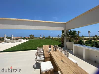 سينيور شاليه متشطب sea view  في مرسي باغوش سيدي حينيش بجوار سيلفر سانتس و الماظه باى و هاسيندا حينيش