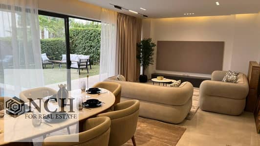 # شقة مفروشة بحديقة وحمام سباحة خاص للإيجار في Lake View Residence  للإيجار شقة مميزة داخل **Lake View Residence**، تتمتع بمساحات واسعة وتصميم راقٍ يو