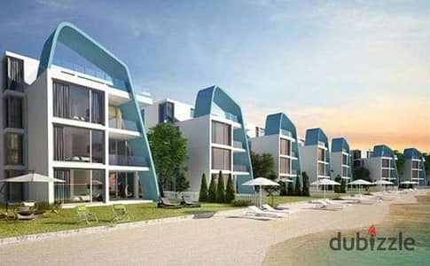 Chalet with Garden in a Prime Location with Lagoon View with ACs for sale with installments in Fouka Bay, Tatweer Misr, Ras El Hekma, North Coast