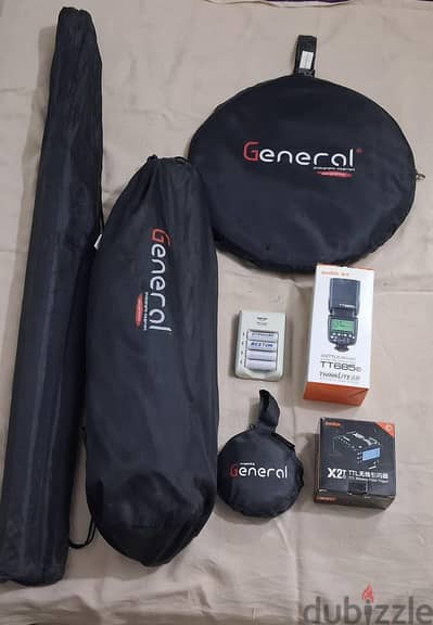 Godox Flash for Canon with accessories