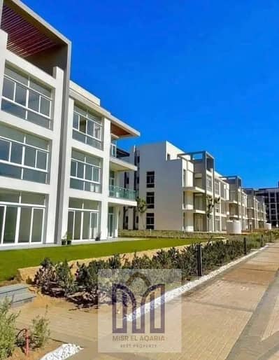شالية بحري استلام فوري متشطب بالكامل في مزارين العلمين الجديدة بفيو علي ابراج العلمين