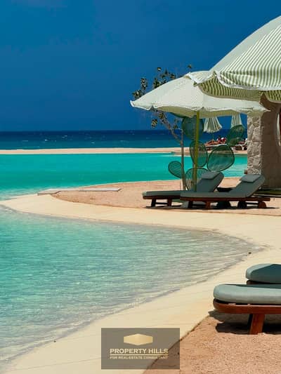 Receive immediately a luxury villa with a private beach finished near Katameya Coast