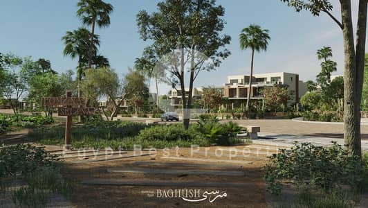 NEAR DELIVERY FINISHED CHALET 3 BEDROOM FOR SALE WITH 10% DP PANORAMIC SEA VIEW IN MARSA BAGHUSH IN NORTH COAST