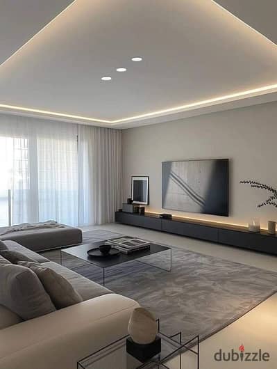 106 sqm apartment for sale in Jazal Compound, in the heart of Sheikh Zayed, near Hyper One and Arkan Plaza, with a 5% down payment and installments of