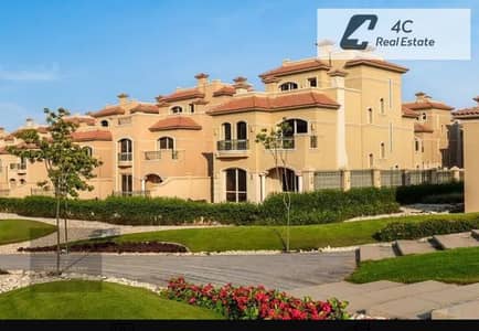 villa for Sale Classic Ready to Move at the Lowest Market Price with Landscape and Pool View in La Vista City, New Capital, near Golden Square