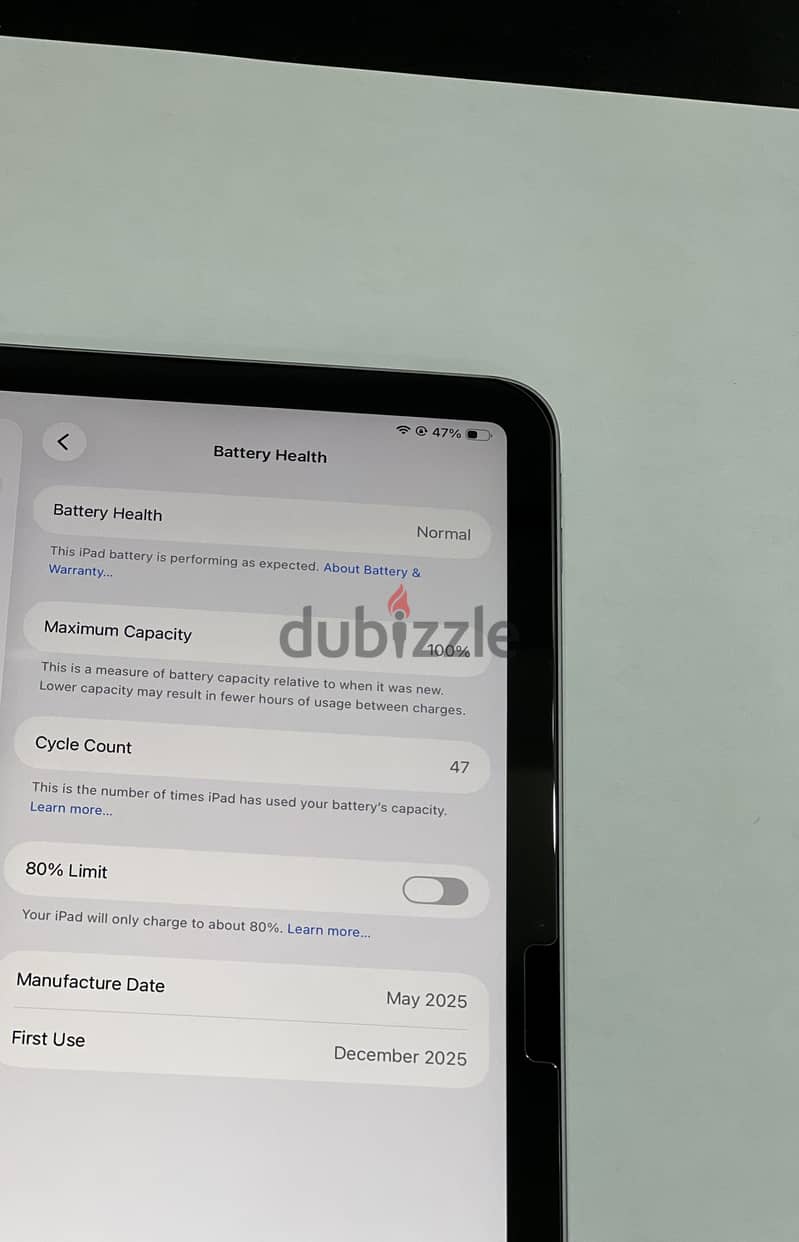 Ipad Air M3 used like new 2