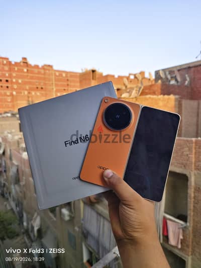 OPPO Find N6 512/16 فتح كرتونه حاله ممتازه للبيع او البدل بكل مشتملاته