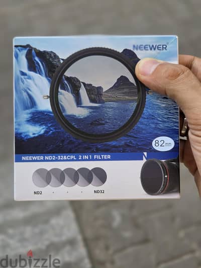 NEEWERR  82MM MRC ADJUSTABLE HD ND FILTER ND2-ND32&CPL