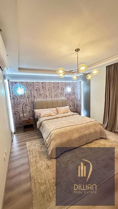 Last unit! Ready to move Ultra Super Lux fully finished apartment with ACs in Aljar Sheraton, mins from Cairo Airport at an attractive price