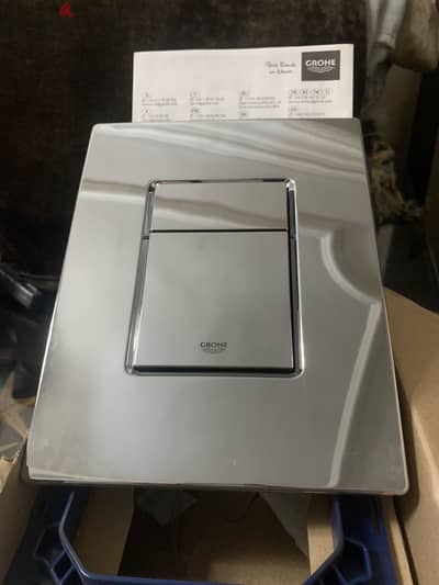 Grohe Skate Cosmopolitan Flush Plate Chrome غطاء جروهي صندوق دفن اصلي