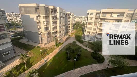 Luxury furnished apartment for rent in Madinaty with upscale furniture, garden view, prime location, ultra-super-luxurious finishes, and modern furnishings