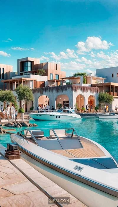 A fully finished, VIP-standard 3-bedroom chalet featuring dual views of the sea and the lagoon, developed by Modon (UAE) in Ras El Hekma—an investmen