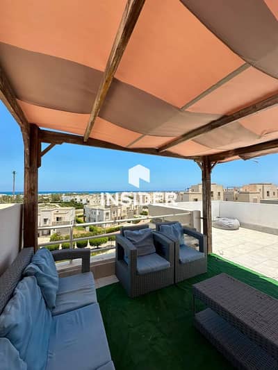 Prime Triplex for rent In Amwaj North Coast  Sea & Pool View, 4 Bedrooms, 4 Bathrooms, Fully AC, Brand New Appliances, Private Rooftop, Ready to Mov