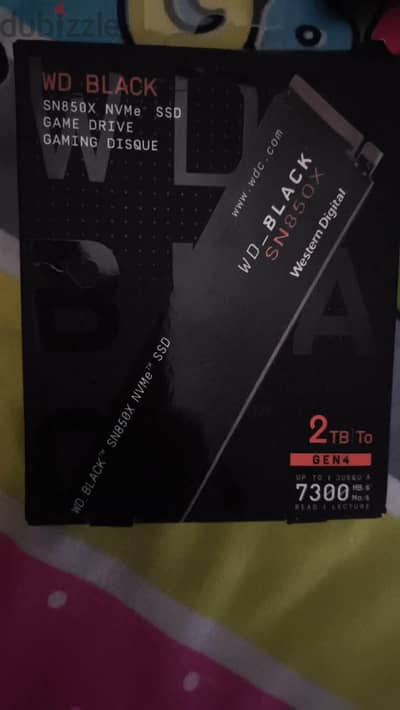 WD BLACK 2TB SN850X 100% Health