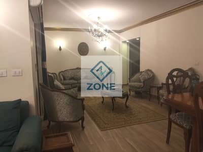 Furnished apartment for rent in Madinaty, hotel-style furnishings, in area B1, sixth floor, 211 square meters, with a distinctive view and air conditi