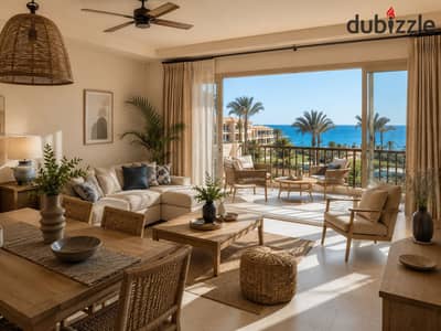 Chalet 100 meters with a garden of 143 meters, super lux finishes, delivery in 6 months, sea view and swimming pool with a down payment of 25%