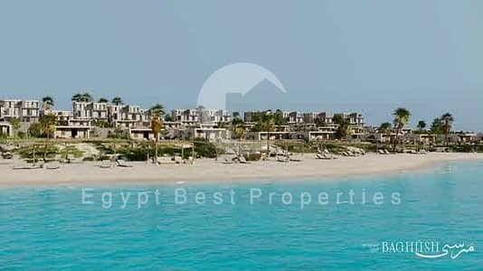 Chalet_3 bedrooms_Prime Location_Sea View_Fully Finished+A. C's_10% D. P_Over 9 Years_@MARSA BAGHOUSH