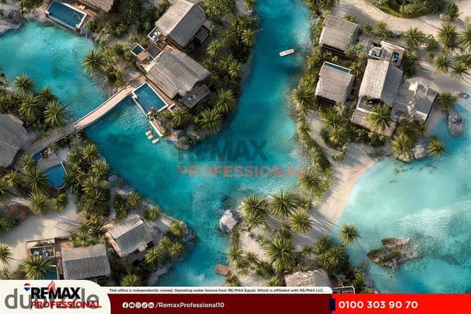 مطلات مفتوحة على اللاجون فيلا دوبلكس في اسكندرية