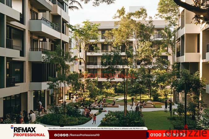 مقدم 5% تسهيلات على 8 سنوات مطلات مفتوحة بالكامل  وحدة للبيع بكمبوند كريكس بالاسكندرية