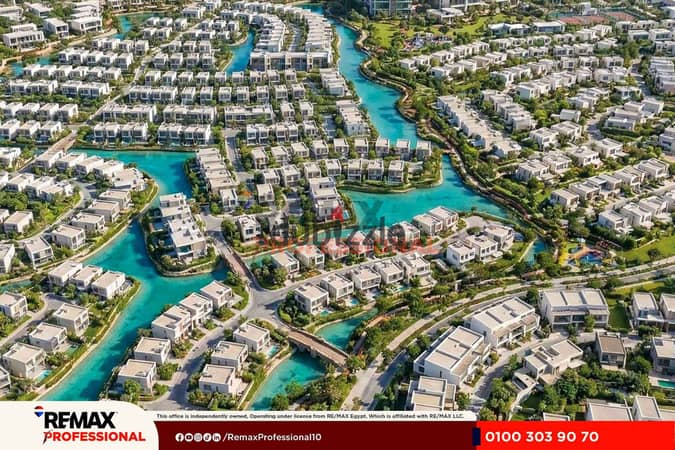 مقدم 5% تسهيلات على 8 سنوات مطلات مفتوحة بالكامل  وحدة للبيع بكمبوند كريكس بالاسكندرية
