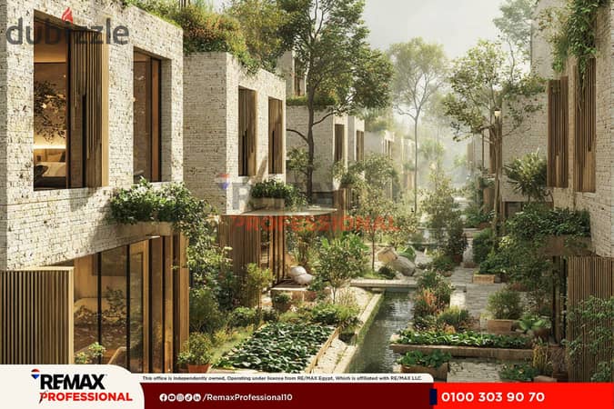 مقدم 5% تسهيلات على 8 سنوات مطلات مفتوحة بالكامل  وحدة للبيع بكمبوند كريكس بالاسكندرية