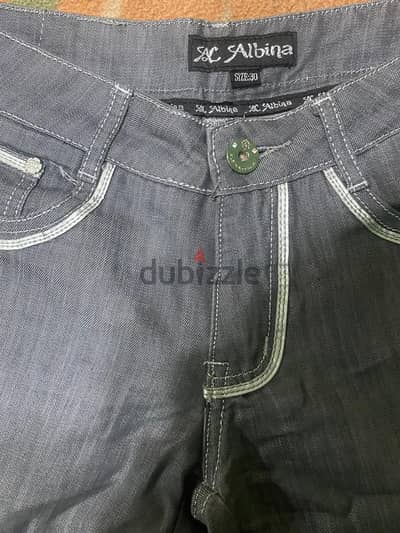 new albina denim size 30