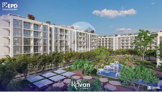 Apartment for sale in Sheikh Zayed, 112 sq m with a garden. 10% down payment, installments over 9 years.