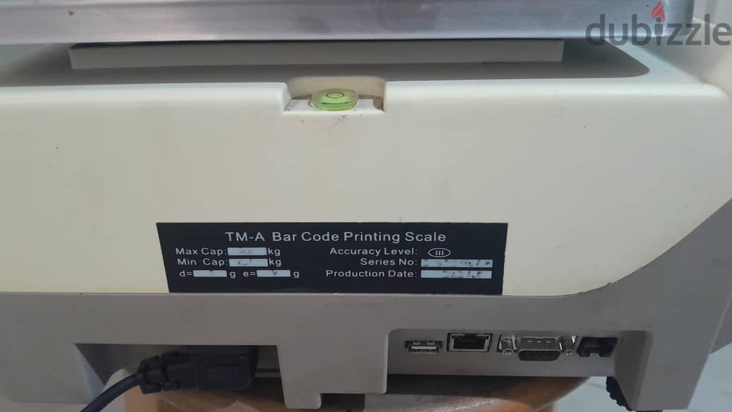 TM-A Bar Code Printing Scale 5