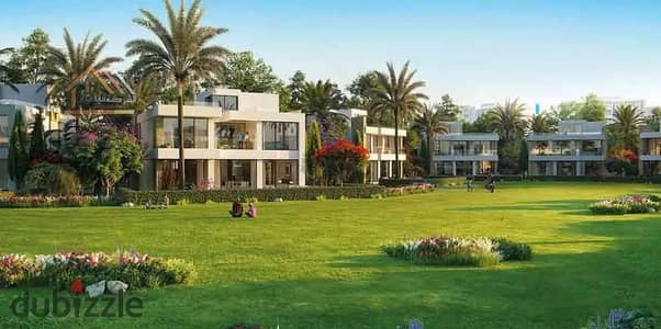 Receipt within a year and a half for a Twin villa for sale in Noor Ali wide Garden ( Distinction L005 )  waiver in the company ready