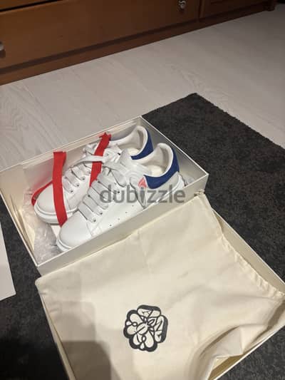 alexander mcqueen blue suede size 44 (high copy)