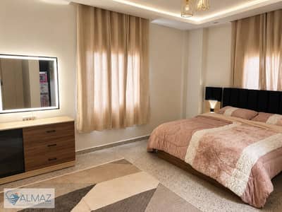 Furnished apartment for rent in South Lotus, Fifth Settlement. The neighborhood is located directly opposite the American University in Cairo (AUC)