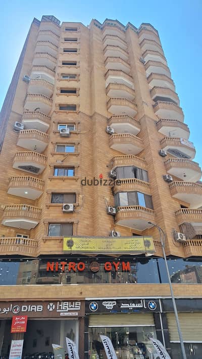 Apartment for sale near the ring road and the Egyptian Museum, floor 9, red brick, Al-Lubainy, 3 rooms and 2 bathrooms