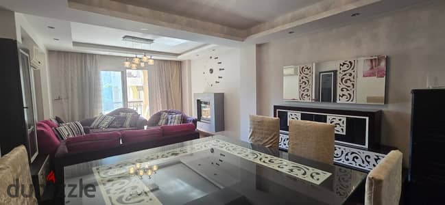 3-room furnished apartment for rent in the most beautiful phase of Madinaty B1.
