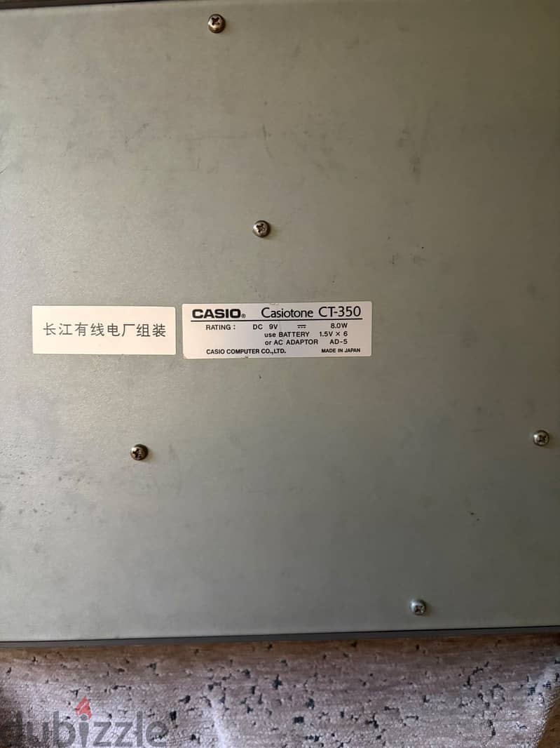 casio piano ct-350 4